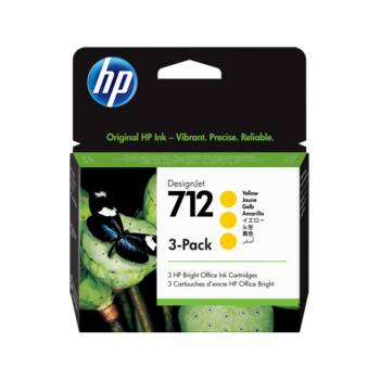 Zestaw trzech tuszy HP 712...