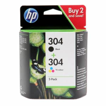 Zestaw tuszy HP 304 2-pack...