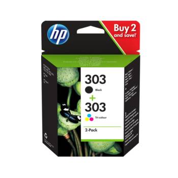 Zestaw tuszy HP 303 CMY+BK...