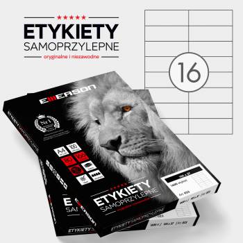 ETYKIETY 105 X 37.0 mm. 16...