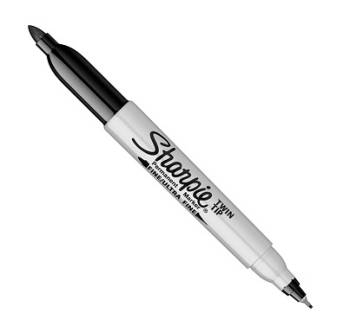MARKER SHARPIE TWIN TIP...