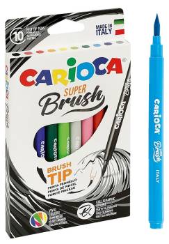 FLAMASTRY CARIOCA BRUSH TIP...