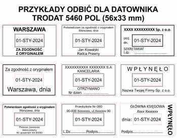 DATOWNIK TRODAT 5460 POL 4...