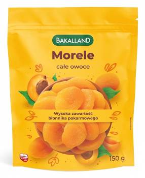 MORELE SUSZONE BAKALLAND 150 g